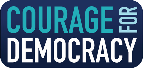 Courage for Democracy logo